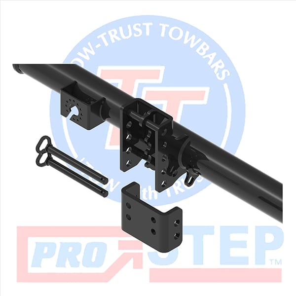 Multi-Height Adjustable Flange Neck Towbar